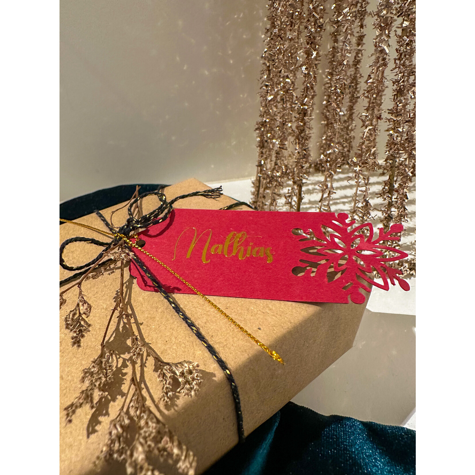 Artify Studio 9 Kraft cadeaulabels  - gepersonaliseerd