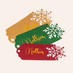 Artify Studio 9 Kraft cadeaulabels  - gepersonaliseerd