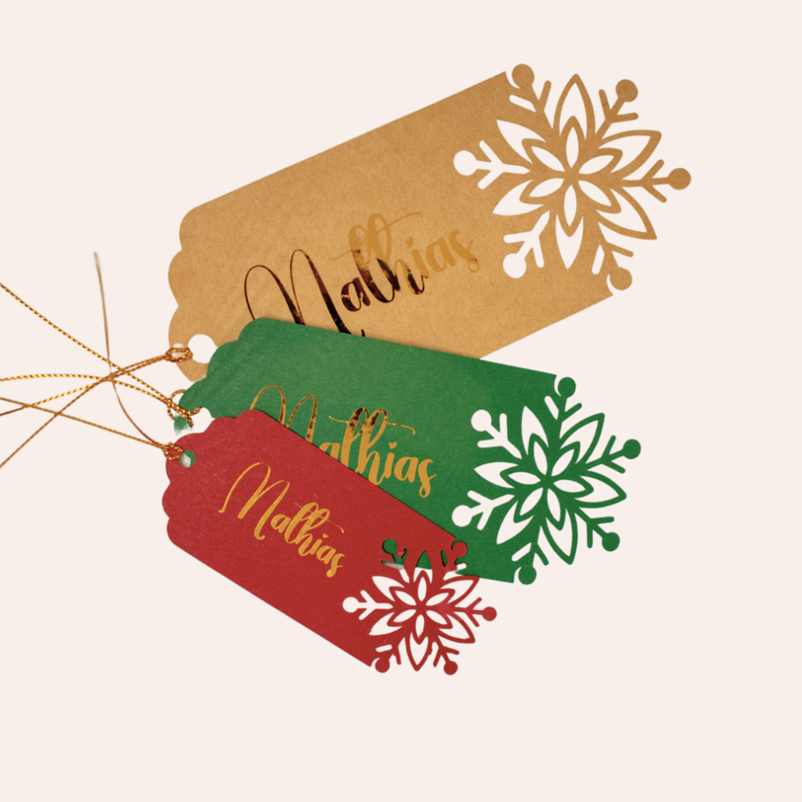Artify Studio 9 Kraft cadeaulabels  - gepersonaliseerd