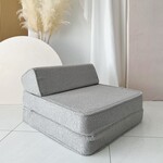 moje. Bouclé Lounger - Grijs