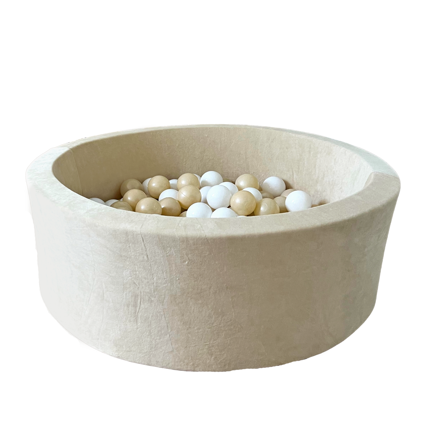 moje. Ballenbad - Soft Velvet - 90x30cm - Ecru