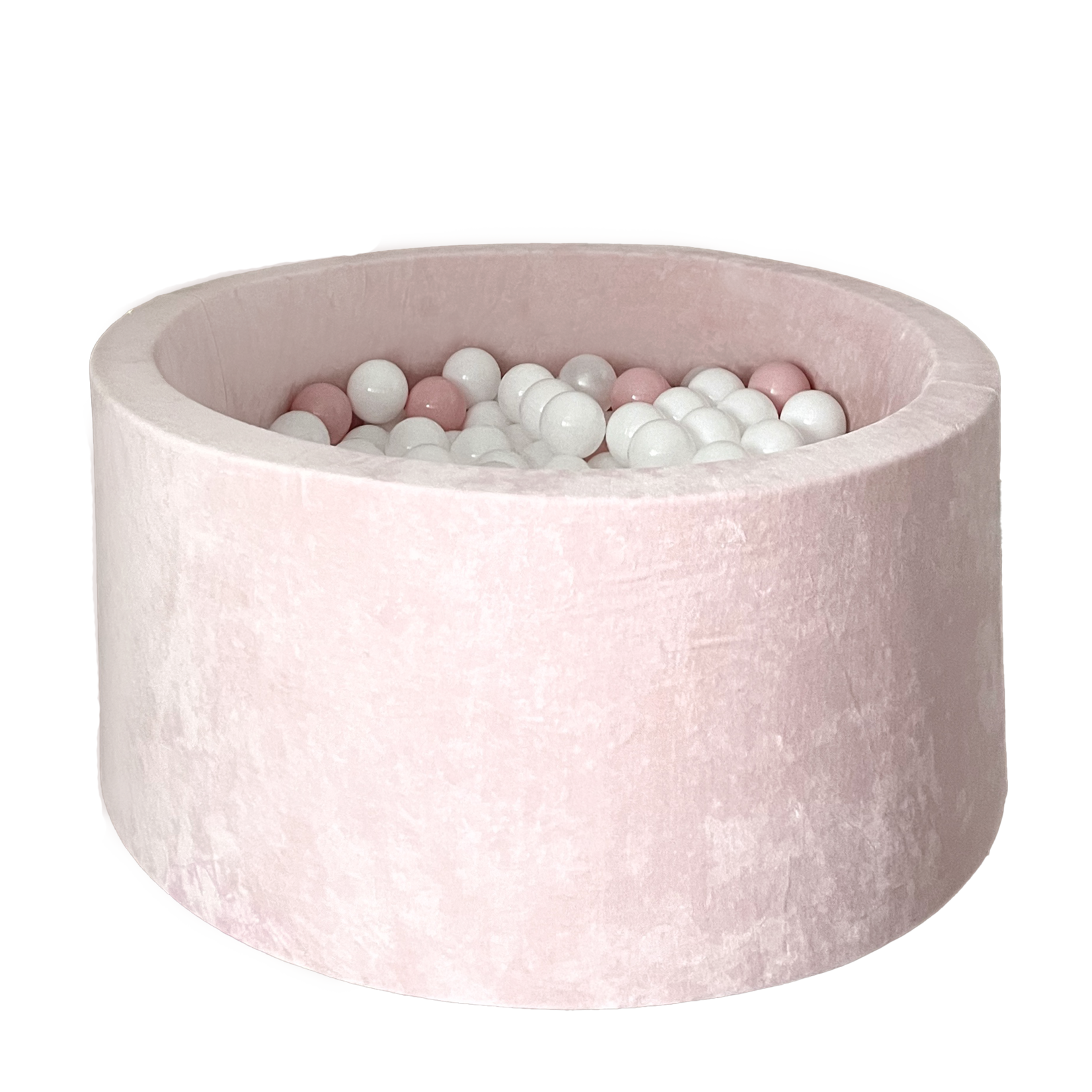 moje. Ballenbad - Soft Velvet - 90x40cm - Light Pink