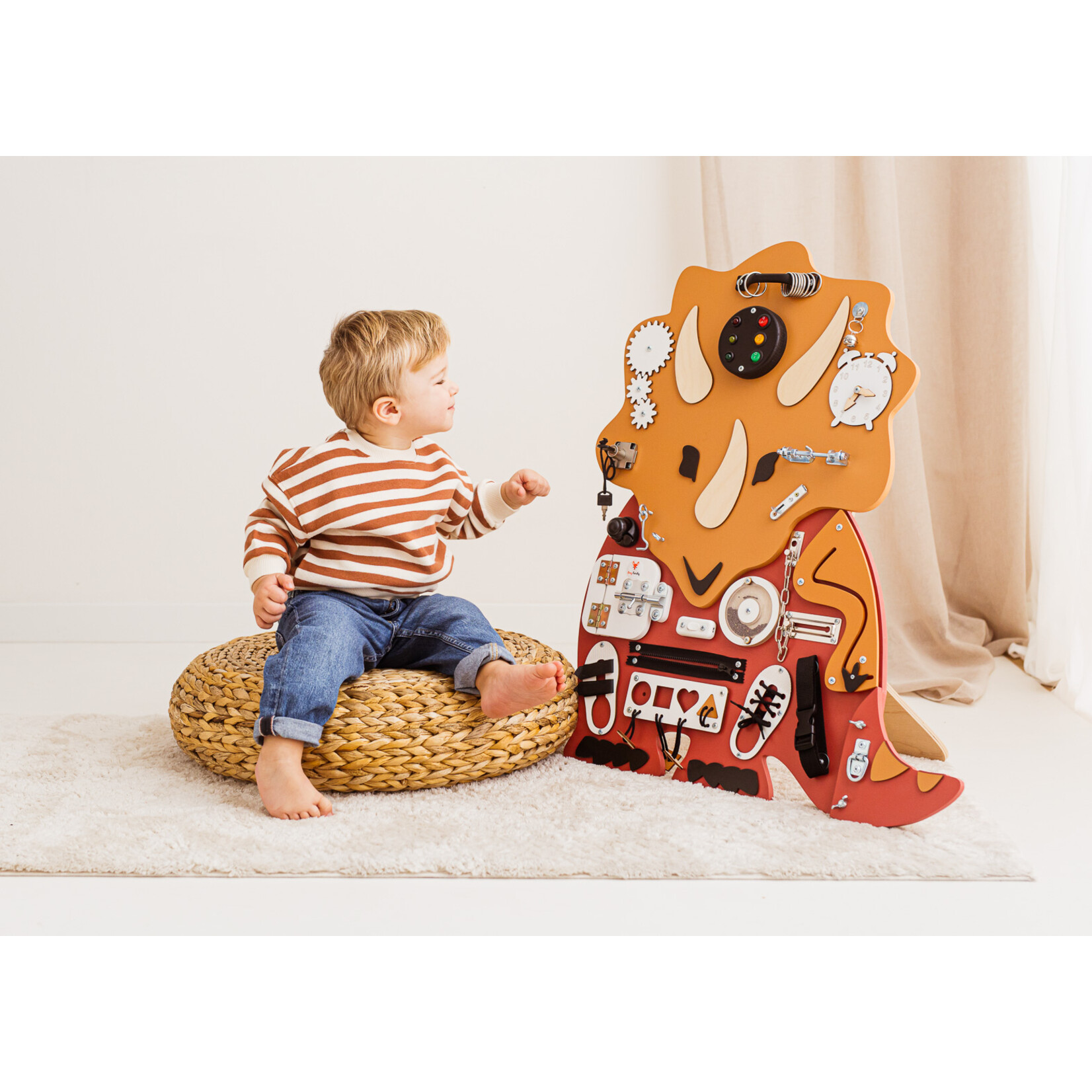 FOXY family Sensorisch Bord - Dino