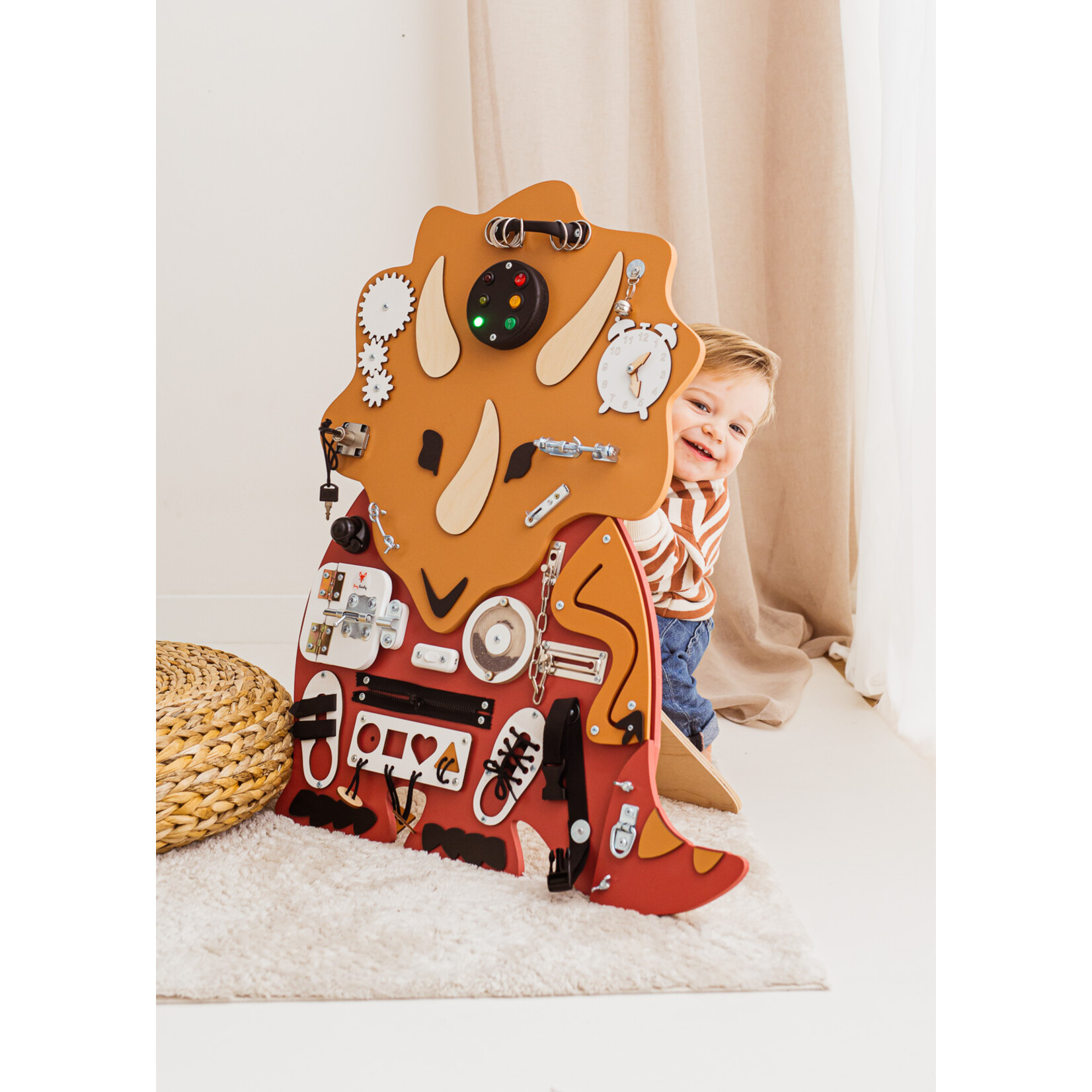 FOXY family Sensorisch Bord - Dino