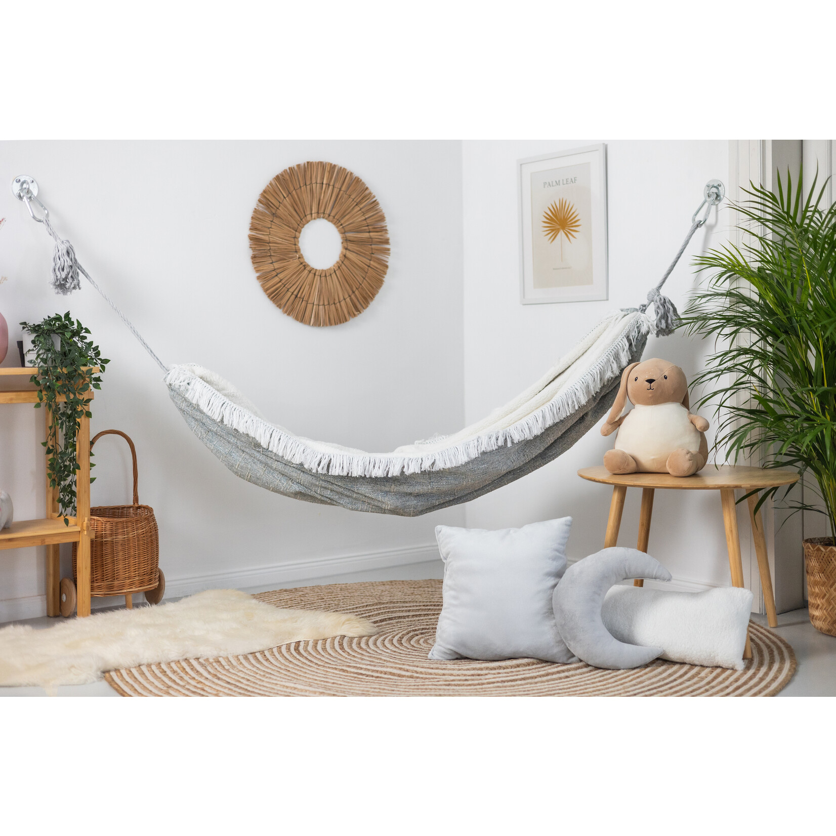 moje. Luxe Hangmat - grijs - Grey Nap