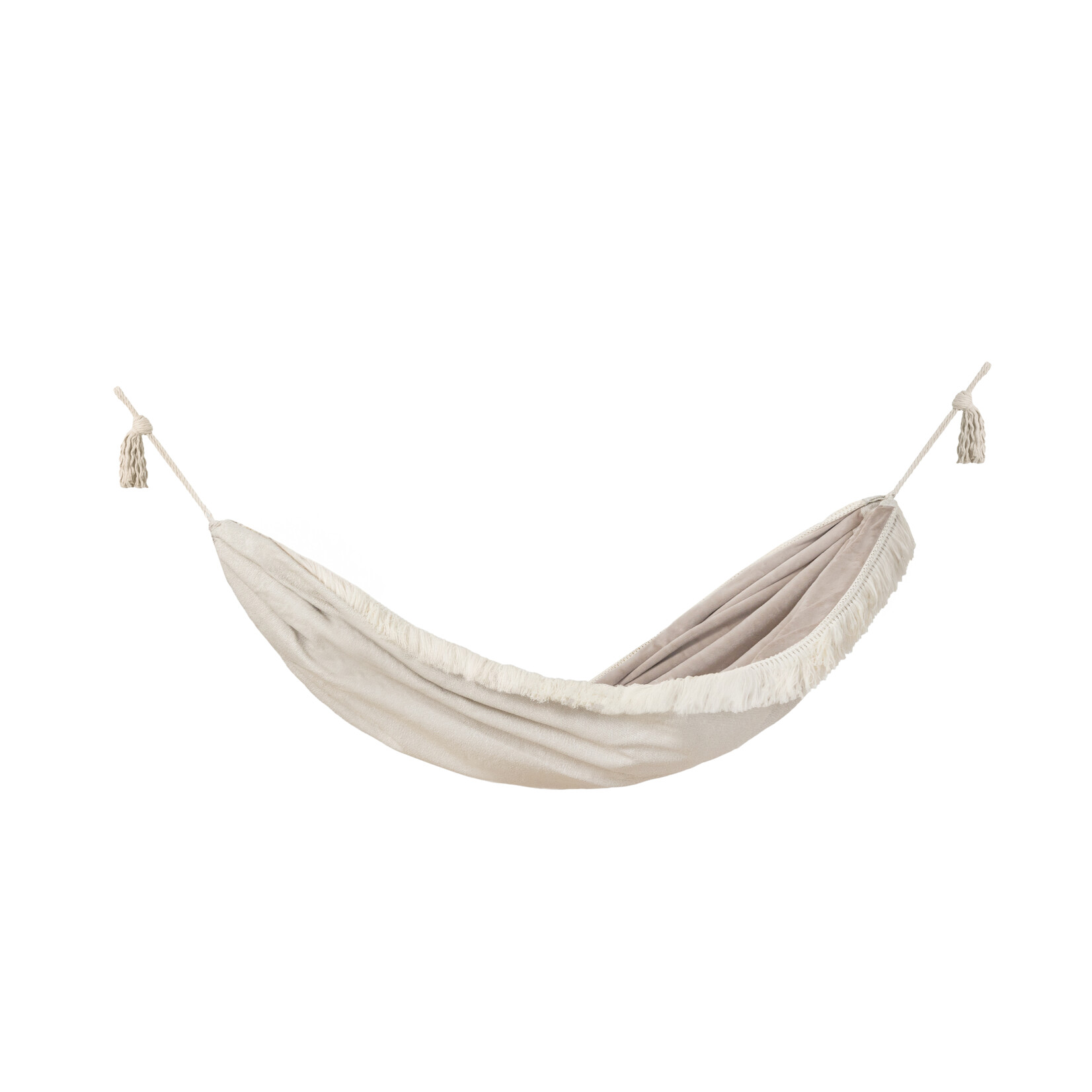 moje. Luxe Hangmat - Velvet - Beige Dream