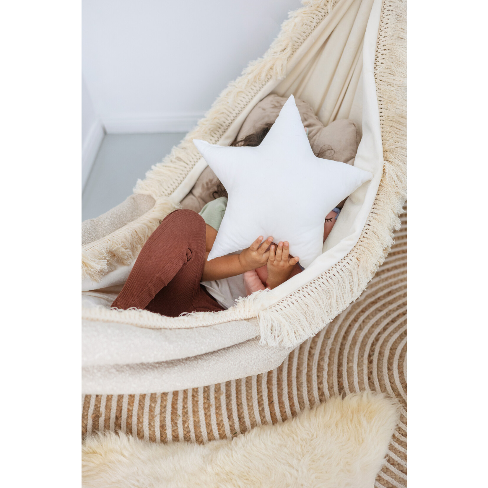 Mymomy Luxe Hangmat - Ecru- Clouds