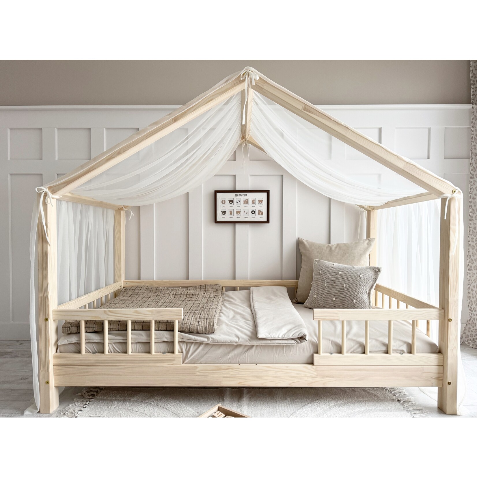 Luletto Houten Bedhuis Plus  met slaaplade - configuratie