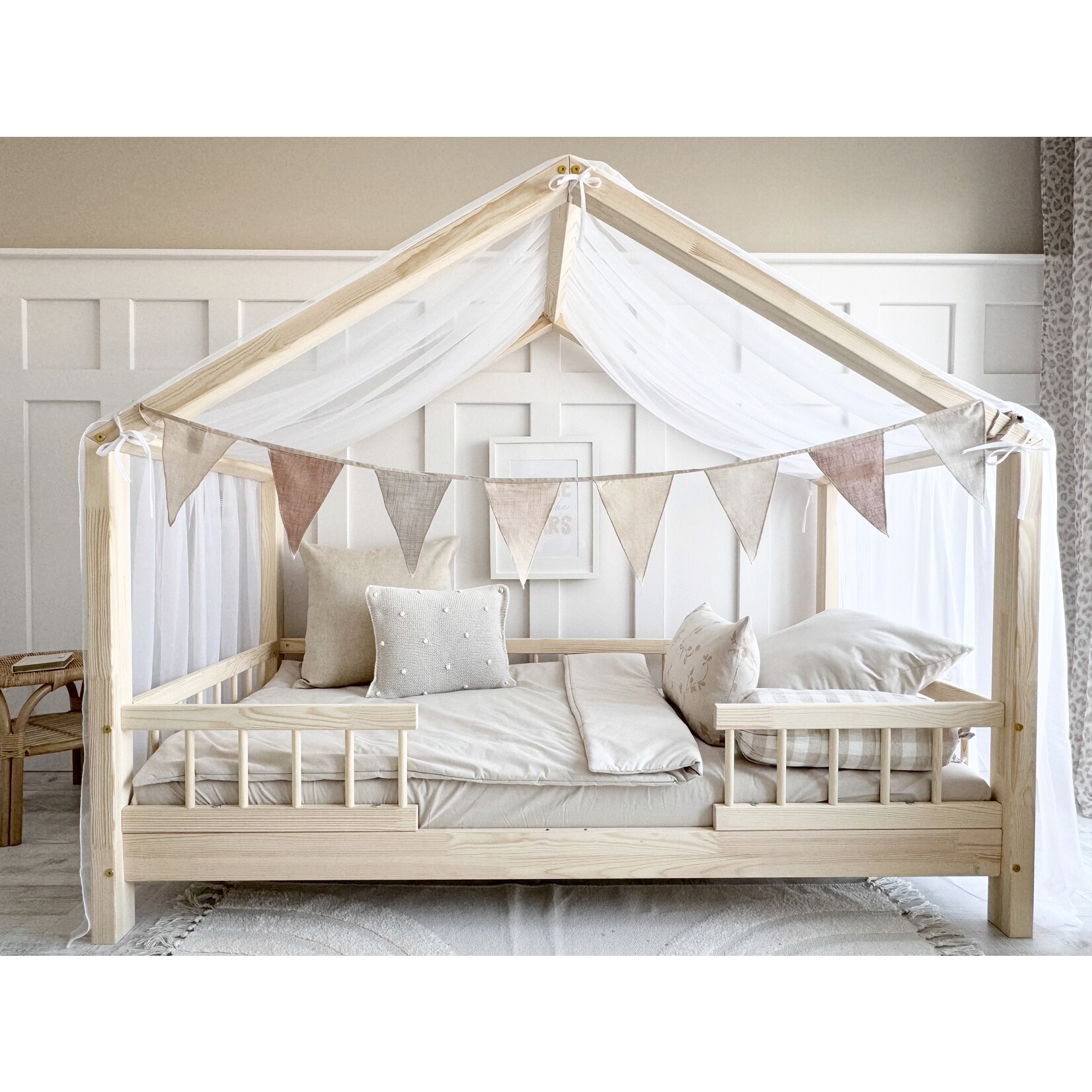 Luletto Houten Bedhuis Plus  met slaaplade - configuratie