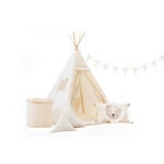 Sowka Set XXL Tipi tent "Little Roar" met accessoires