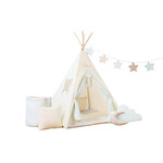 Sowka Set XXL Tipi tent "Pastel square" met accessoires