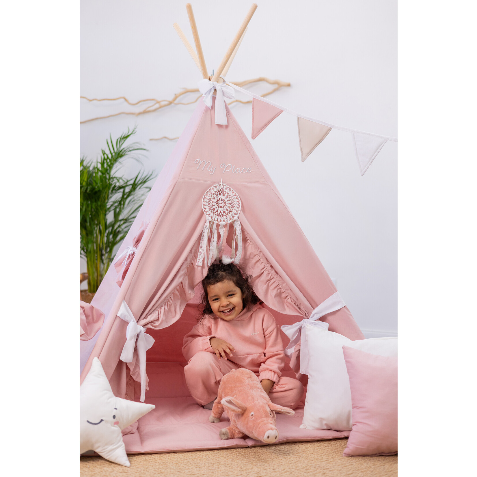 Sowka Set XXL Tipi tent "Ms. Bow" met accessoires