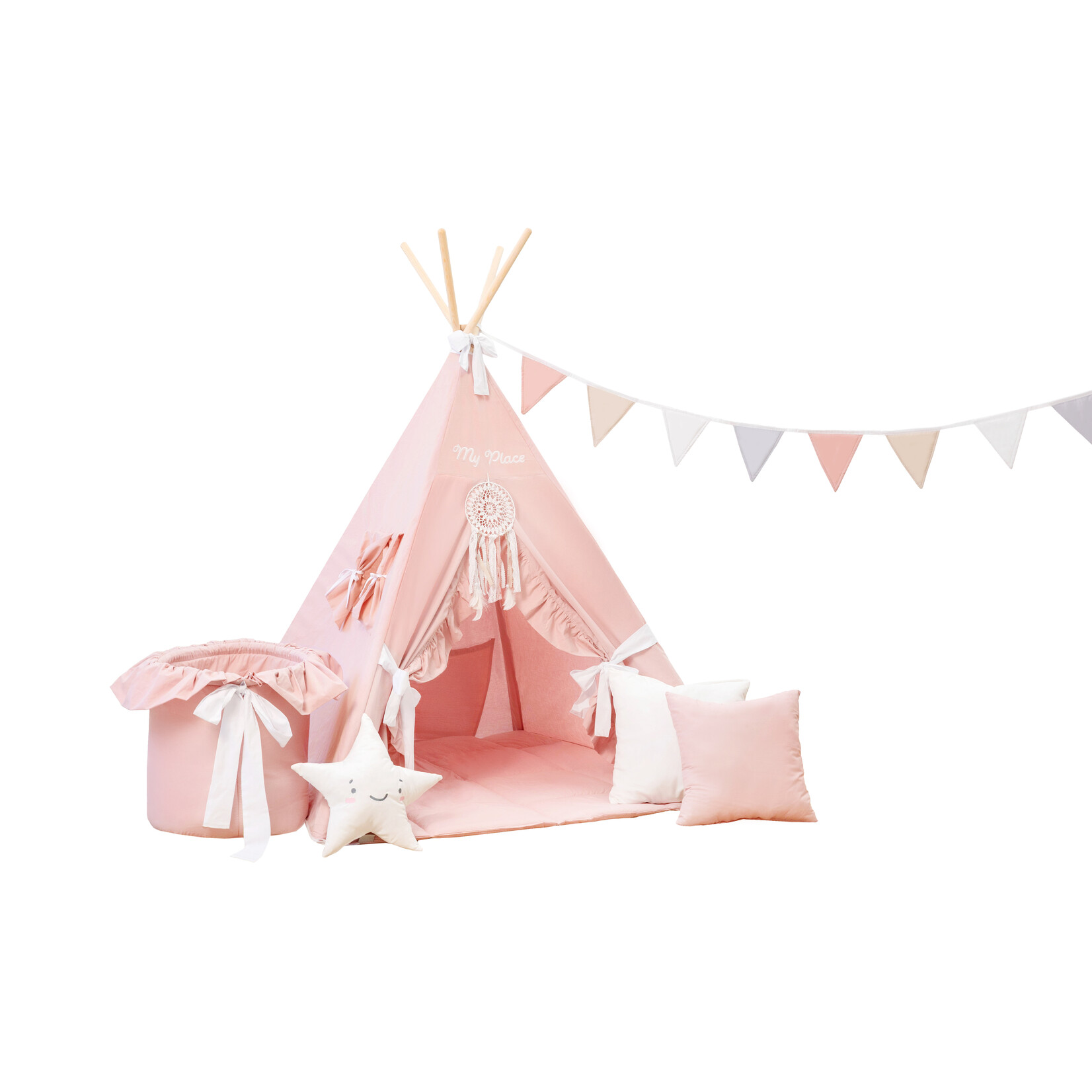 Sowka Set XXL Tipi tent "Ms. Bow" met accessoires