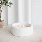 moje. Ballenbad - Bouclé - 90x30cm - Wit