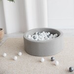 moje. Ballenbad - Boucle - 90x30cm - Grijs