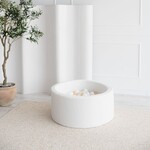 moje. Ballenbad - Bouclé - 90x40cm - Wit