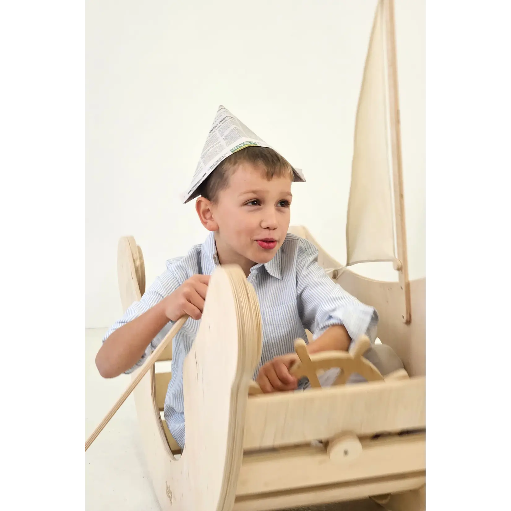 BabyWood Upgrade-set voor houten schommel – Boot & Auto