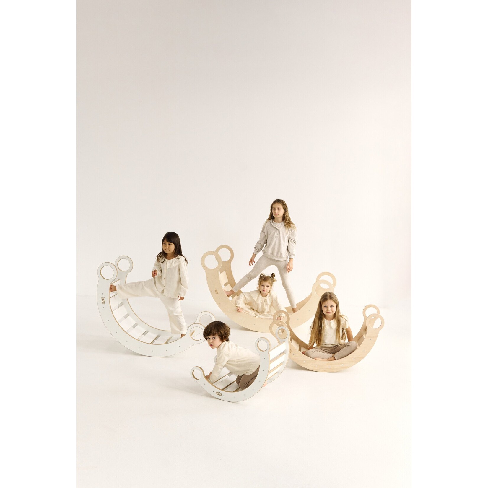 BabyWood Klimplank  voor houten klimboog – Glijbaan & Klimwand