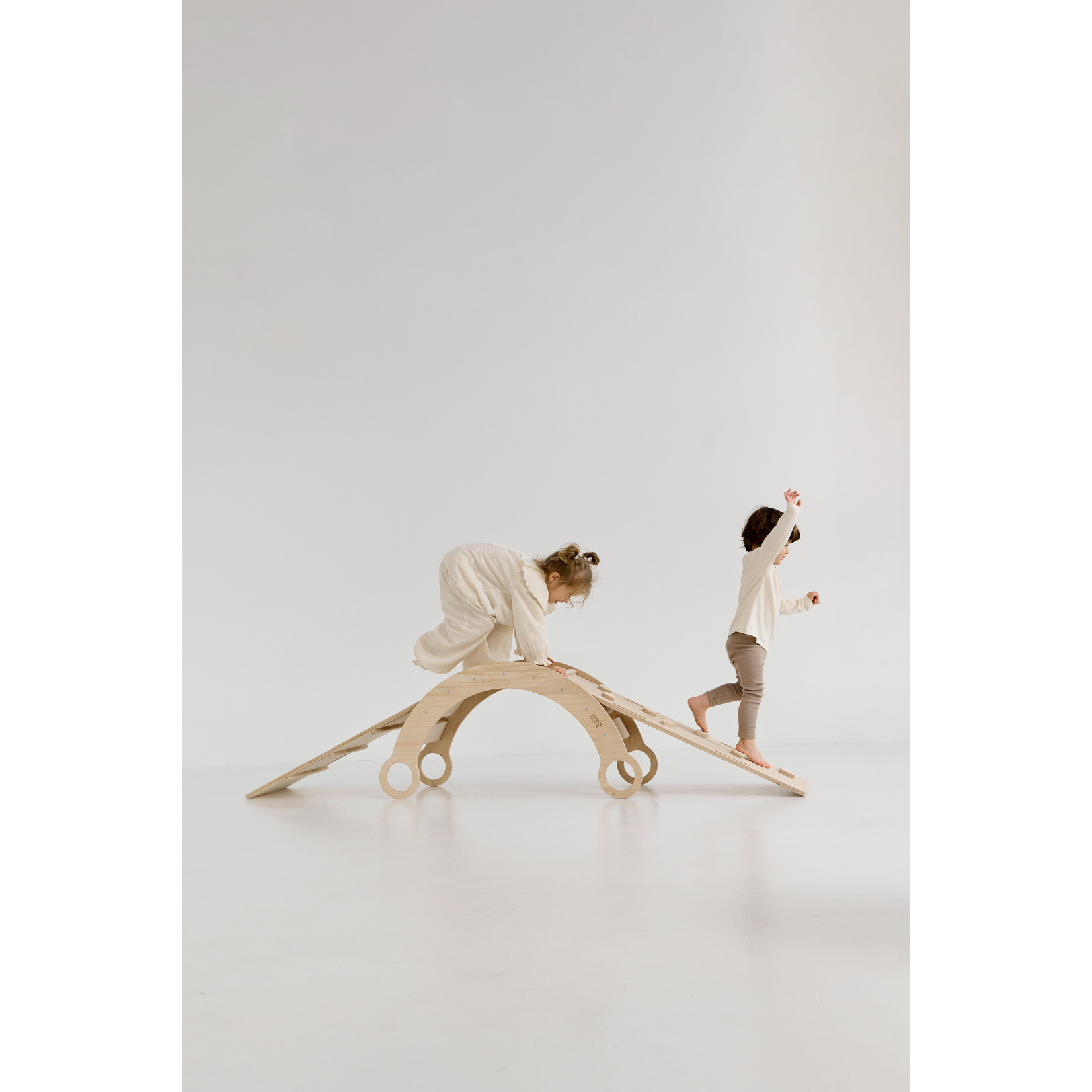 BabyWood Klimplank  voor houten klimboog – Glijbaan & Klimwand