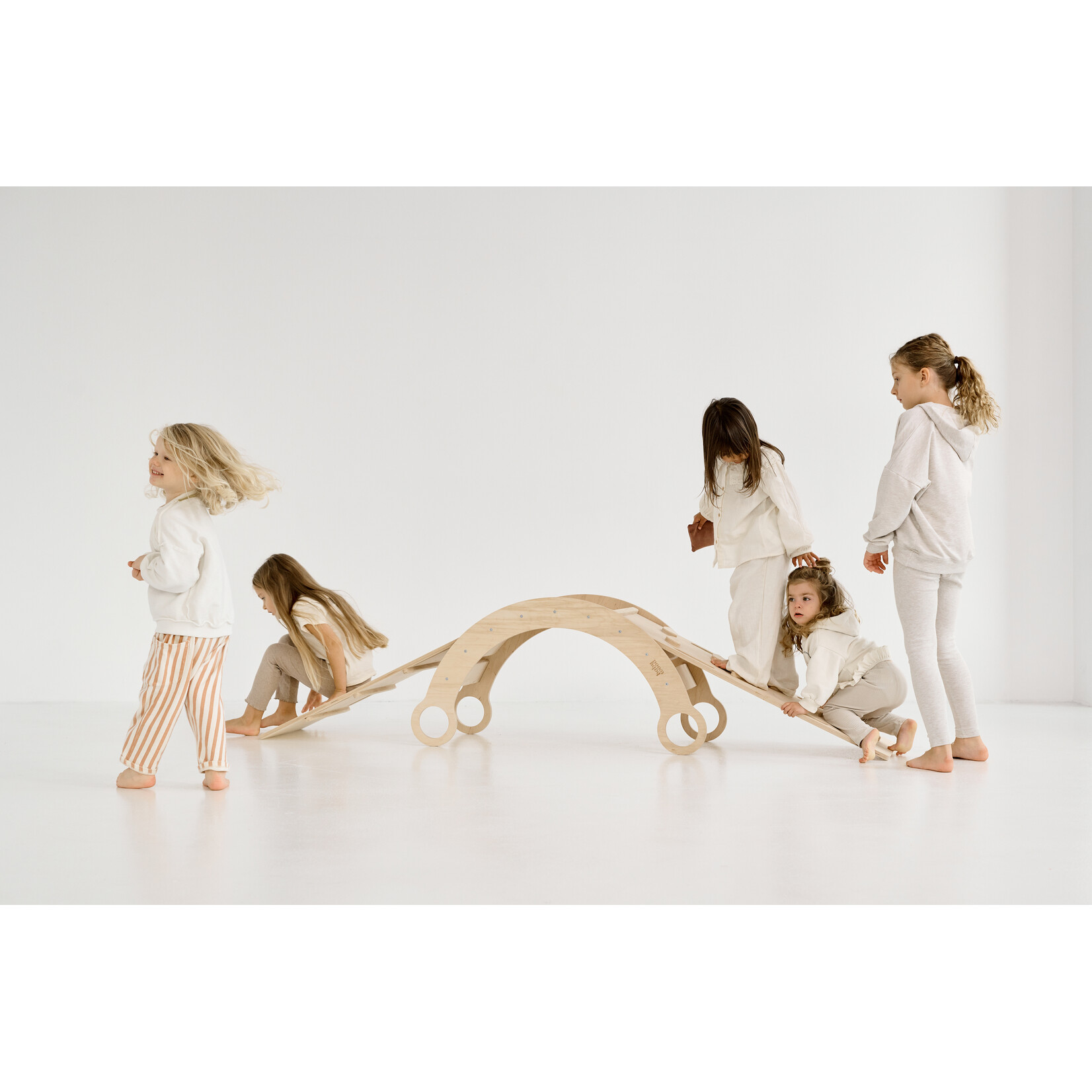 BabyWood Klimplank  voor houten klimboog – Glijbaan & Klimwand