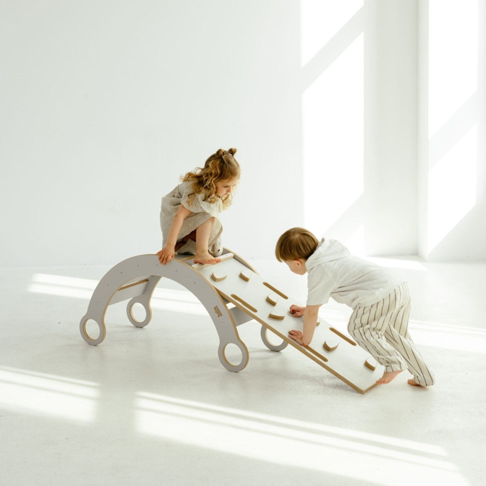 BabyWood Klimplank  voor houten klimboog – Glijbaan & Klimwand