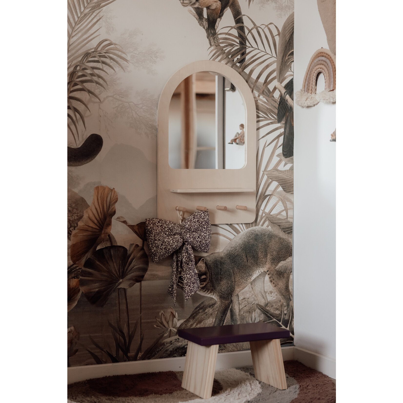 FOXY family Kinder kaptafel set - hout