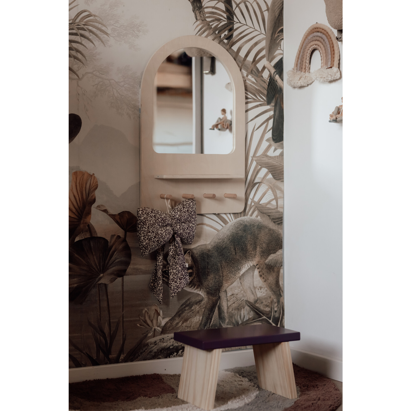FOXY family Kinder kaptafel set - hout
