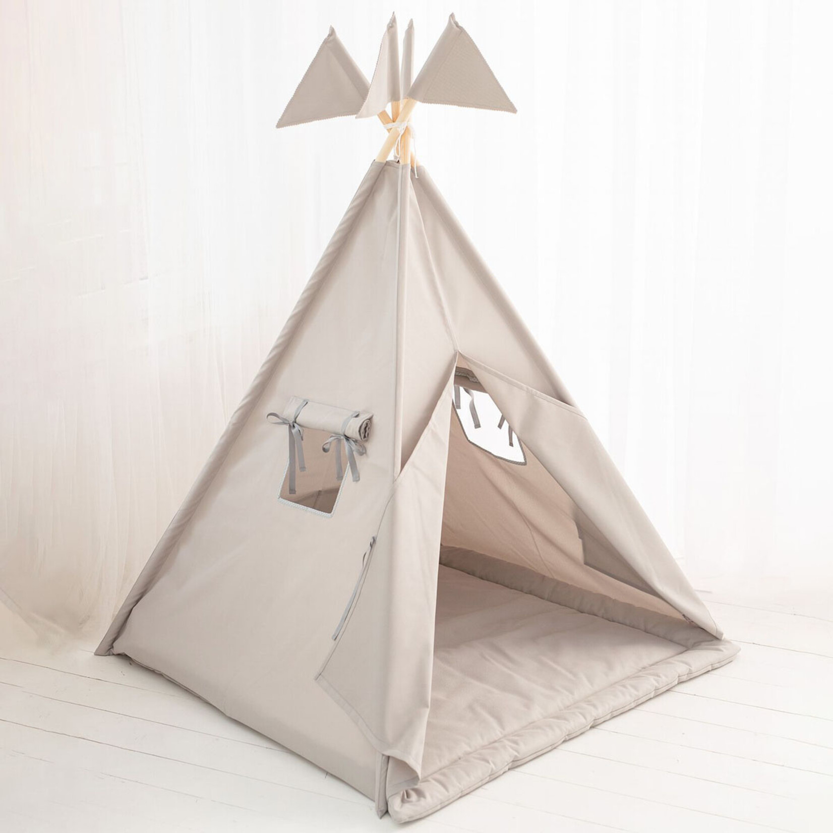 Cozy & Dozy Outdoor tipi speeltent - Sand - voor binnen en buiten