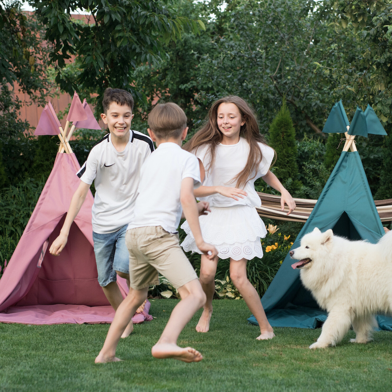 Cozy & Dozy Outdoor tipi speeltent - Honing - voor binnen en buiten