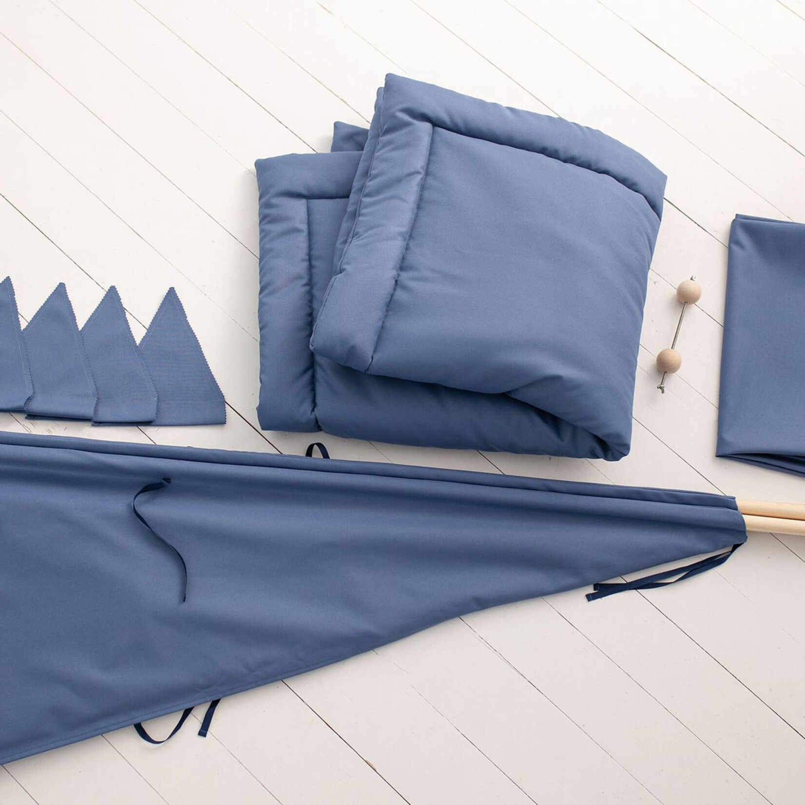 Cozy & Dozy Outdoor tipi speeltent - Navy Blauw - voor binnen en buiten