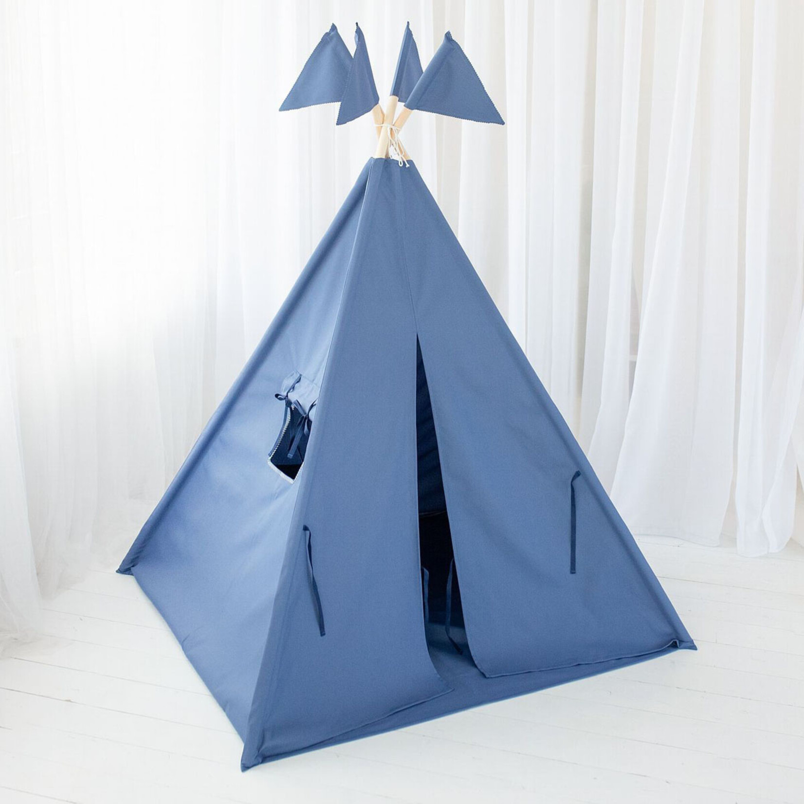 Cozy & Dozy Outdoor tipi speeltent - Navy Blauw - voor binnen en buiten