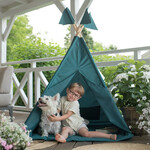 Cozy & Dozy Outdoor tipi speeltent - Pine - groen - voor binnen en buiten