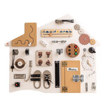 FOXY family Sensorisch Bord - Huis XL - Wit -Activiteitenbord