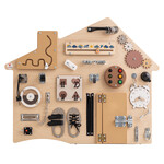 FOXY family Sensorisch Busy Bord - Huis XL