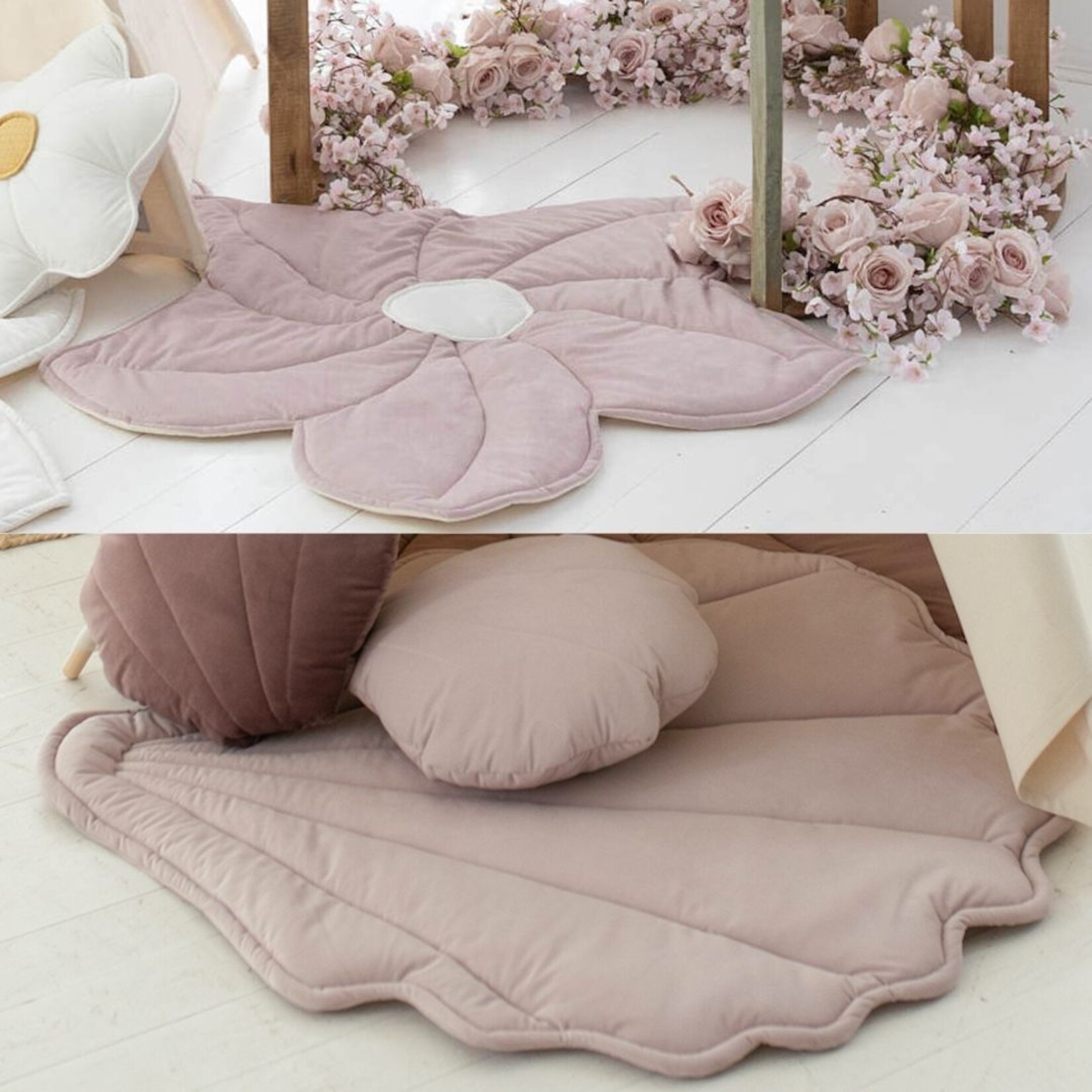 Cozy & Dozy Tipi tent - Roze met pompons