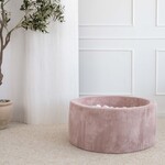 moje. Ballenbad - Rib Velvet - 90x40cm - Dirty Pink