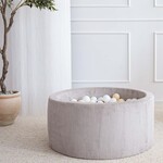 moje. Ballenbad - Rib Velvet - 90x40cm - Grey