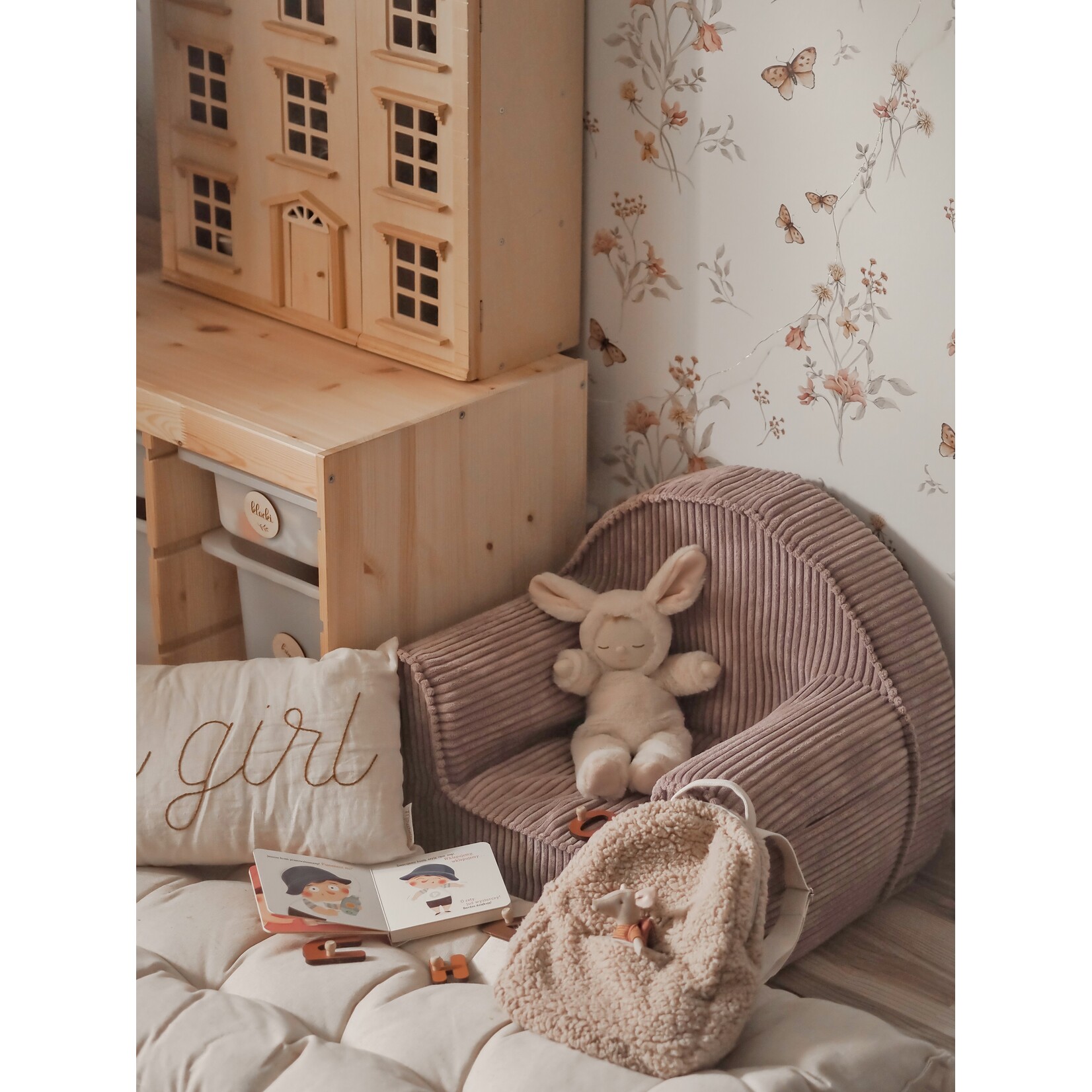 MuzPony Rib Kinderfauteuil - Brown Sugar