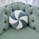 Cozy & Dozy Ronde kussen Candy – Groen