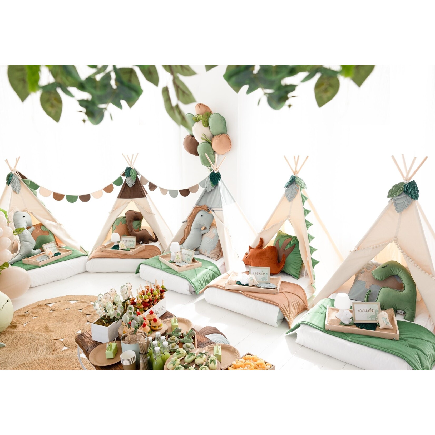 Cozy & Dozy Bruine Diplodocus – kinder sierkussen