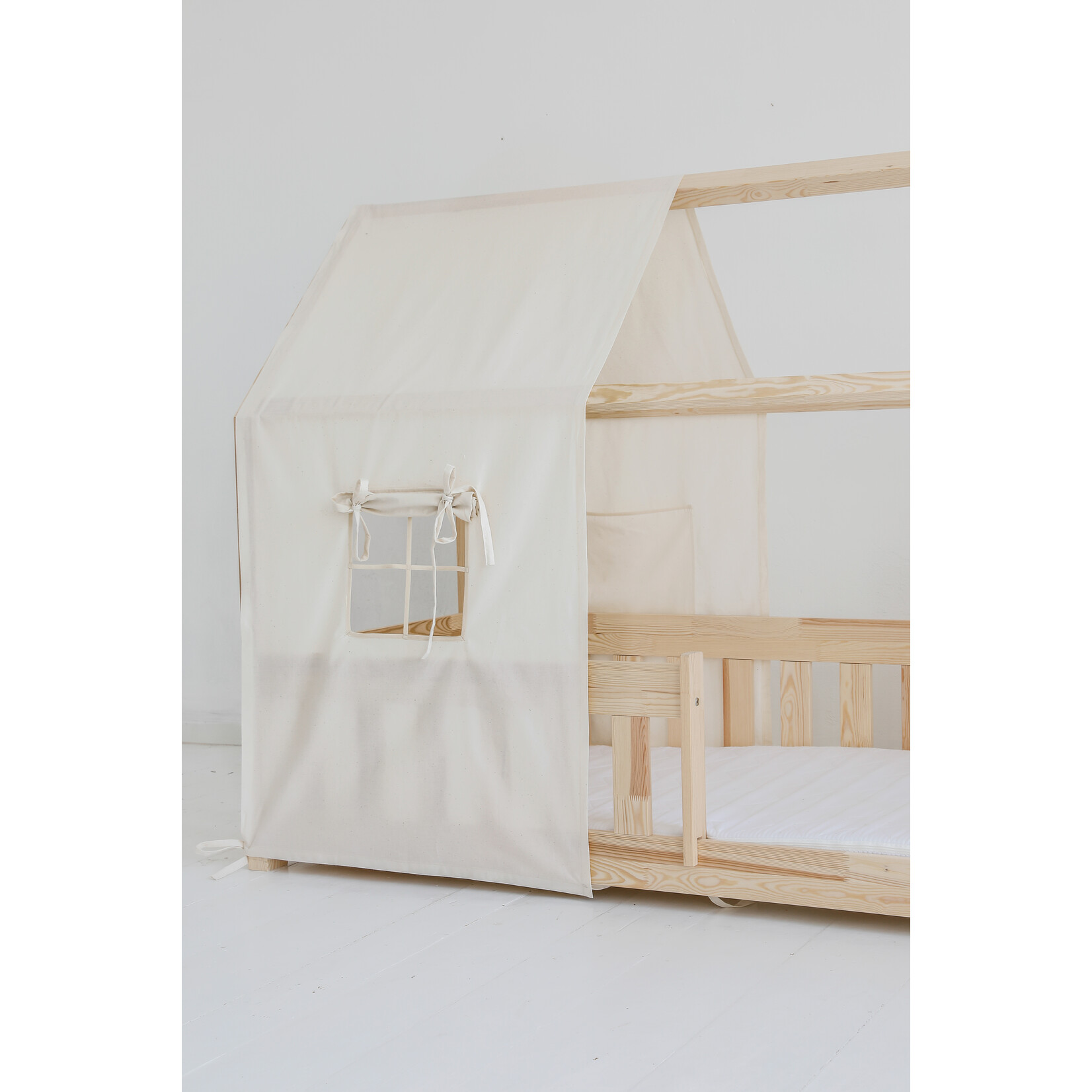 MOI MILI Katoenen tent voor bedhuis – ecru