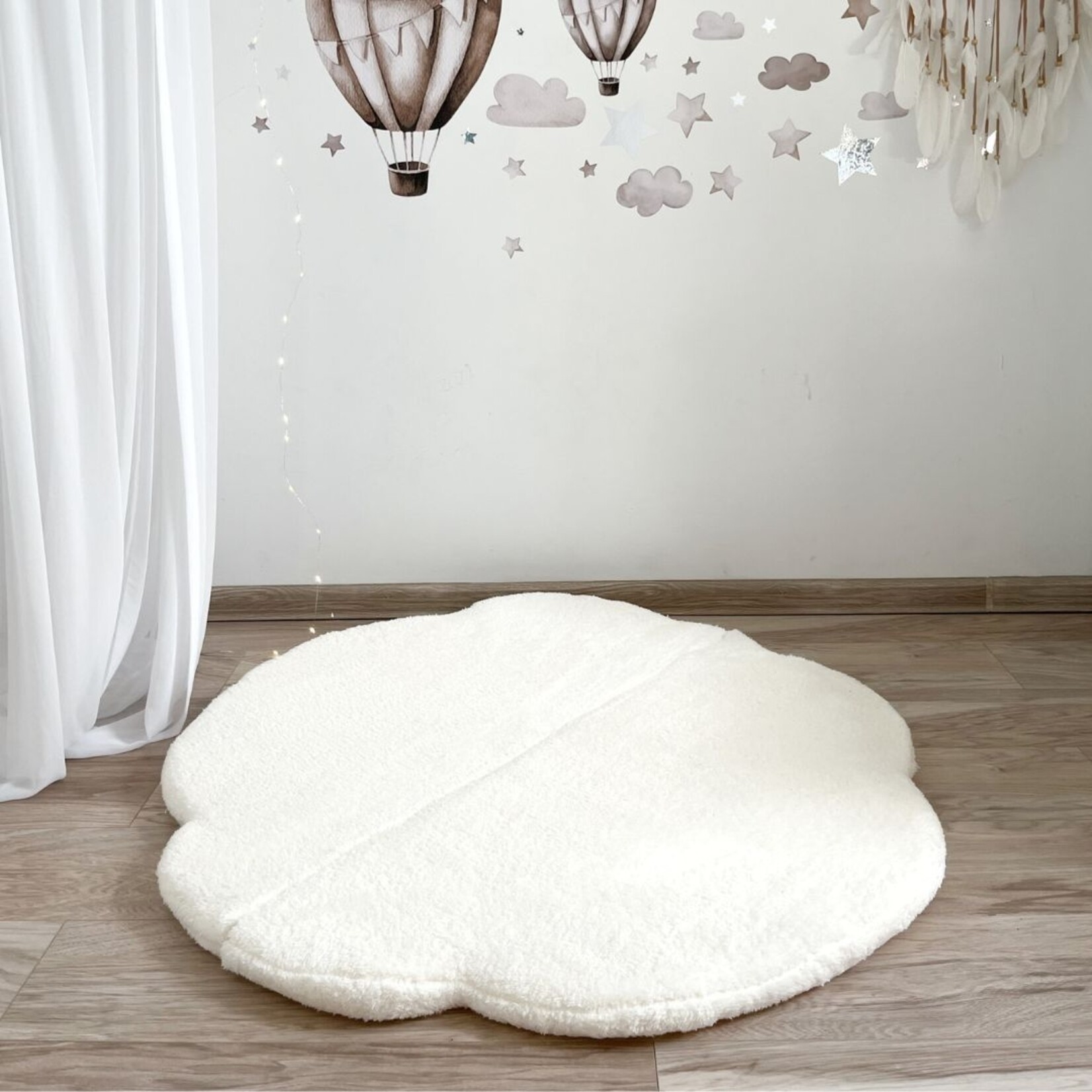 moje. Zachte Cloud Speelmat - Teddy Wit