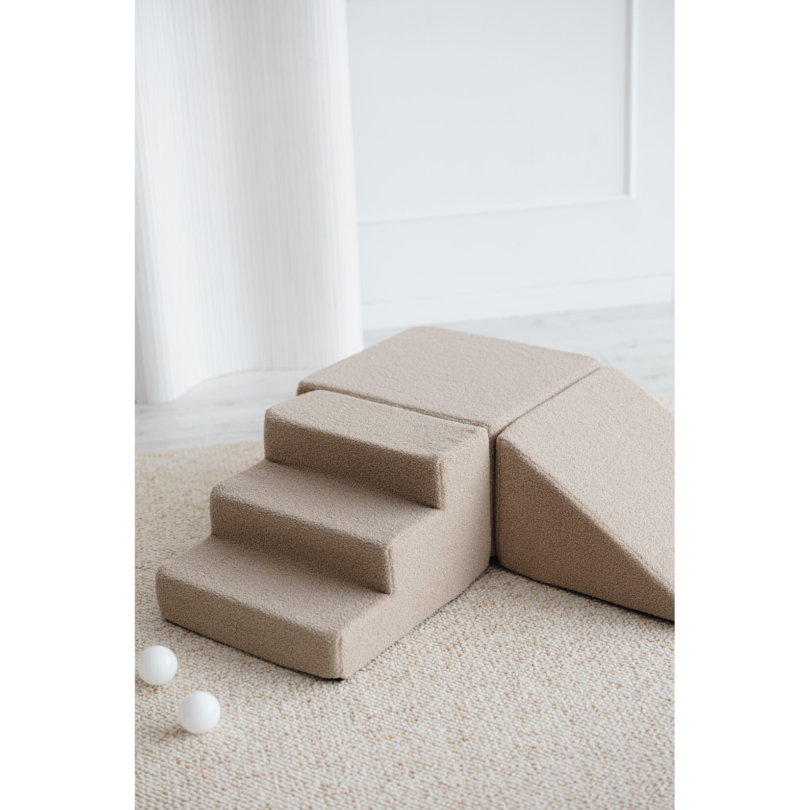 moje. Speelset 3 elementen - Bouclé - Beige