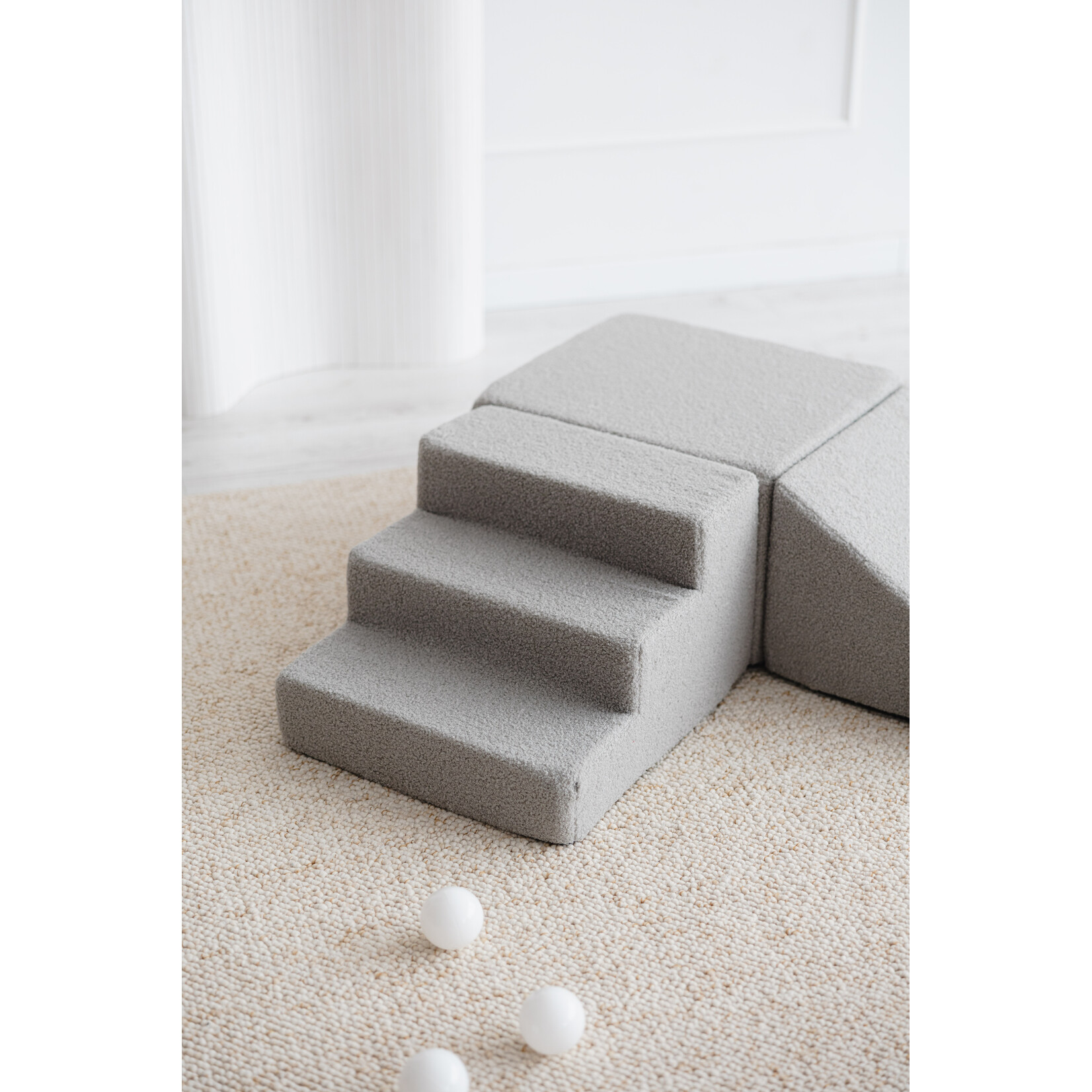 moje. Speelset 3 elementen - Bouclé - Grey