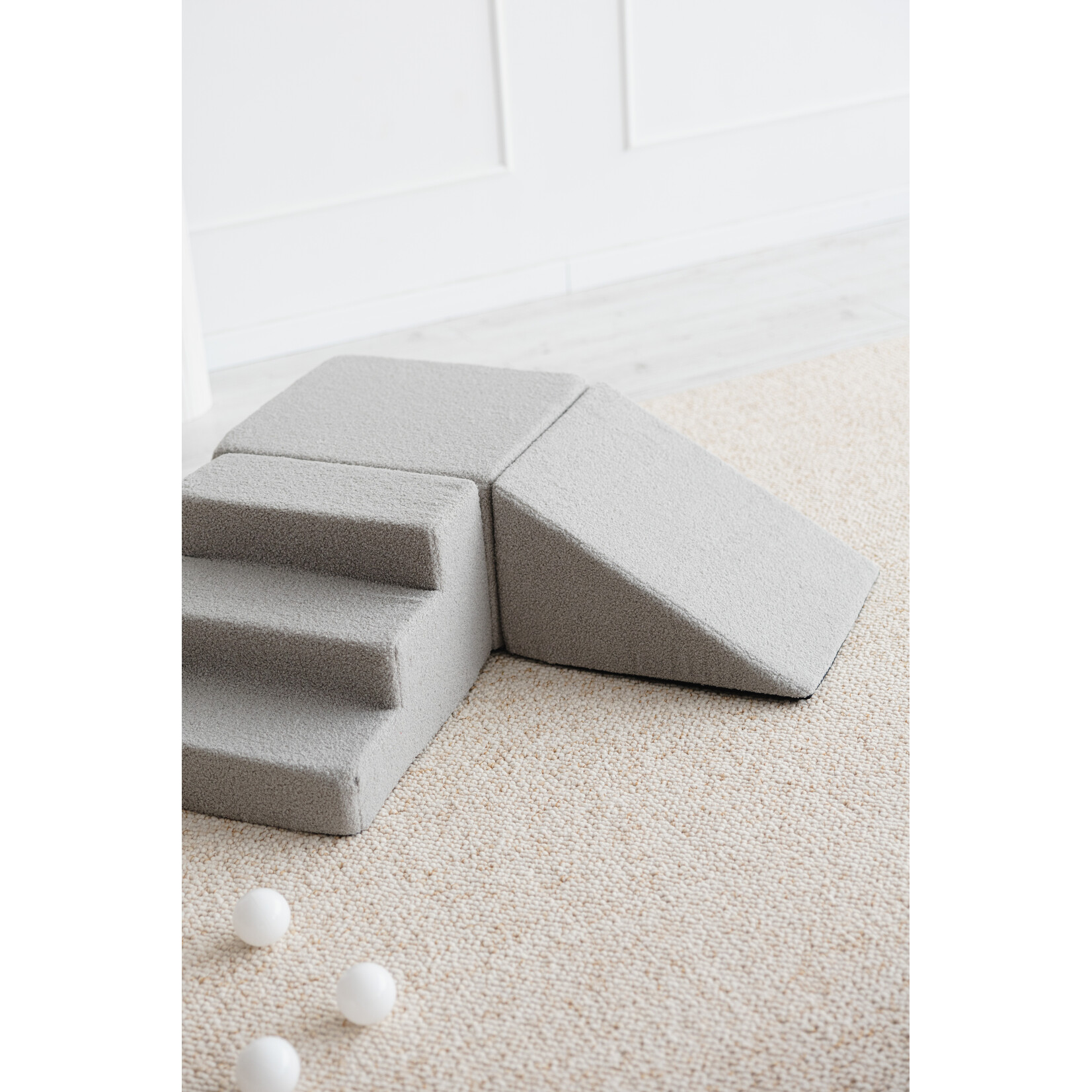 moje. Speelset 3 elementen - Bouclé - Grey