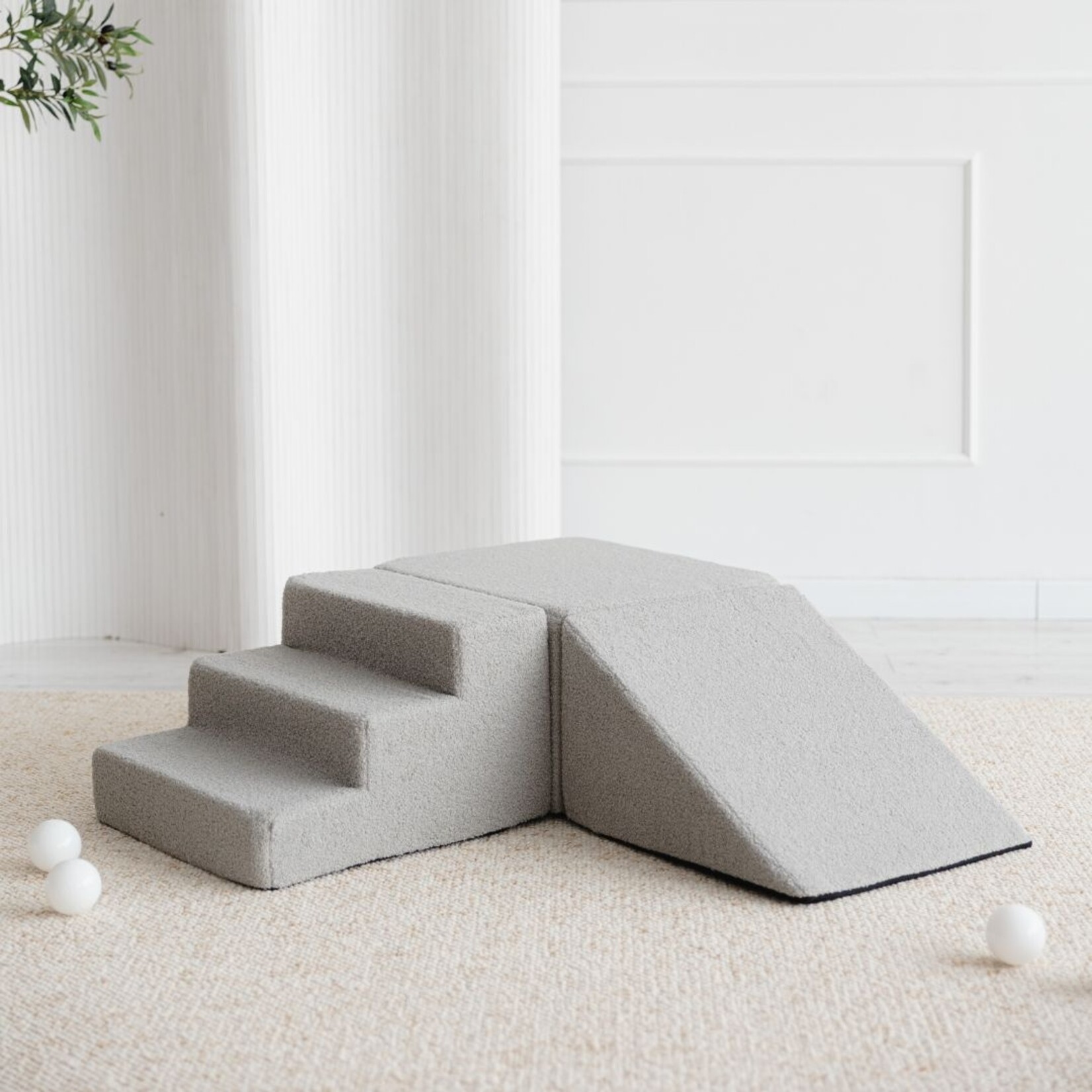 moje. Speelset 3 elementen - Bouclé - Grey