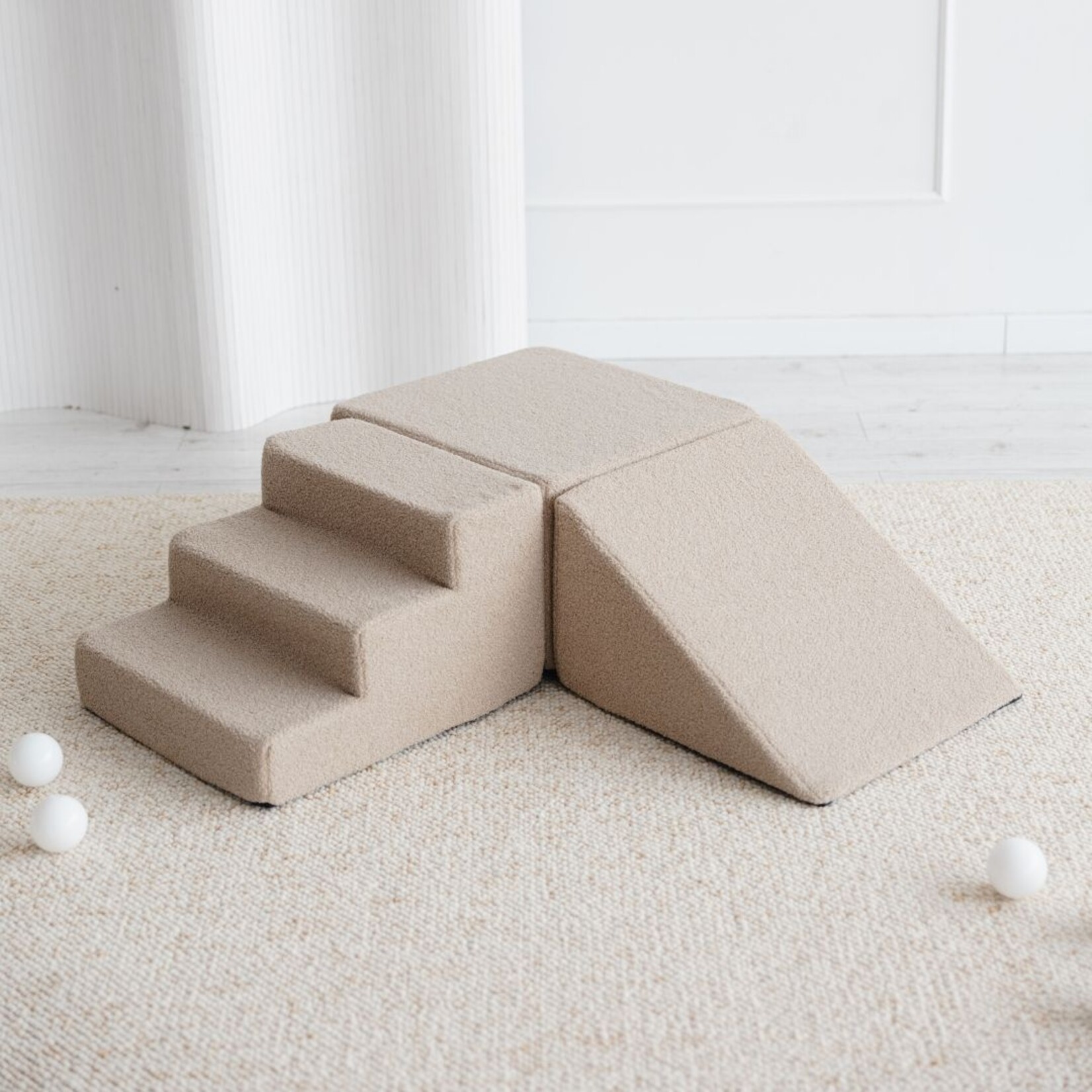 moje. Speelset 3 elementen - Bouclé - Beige