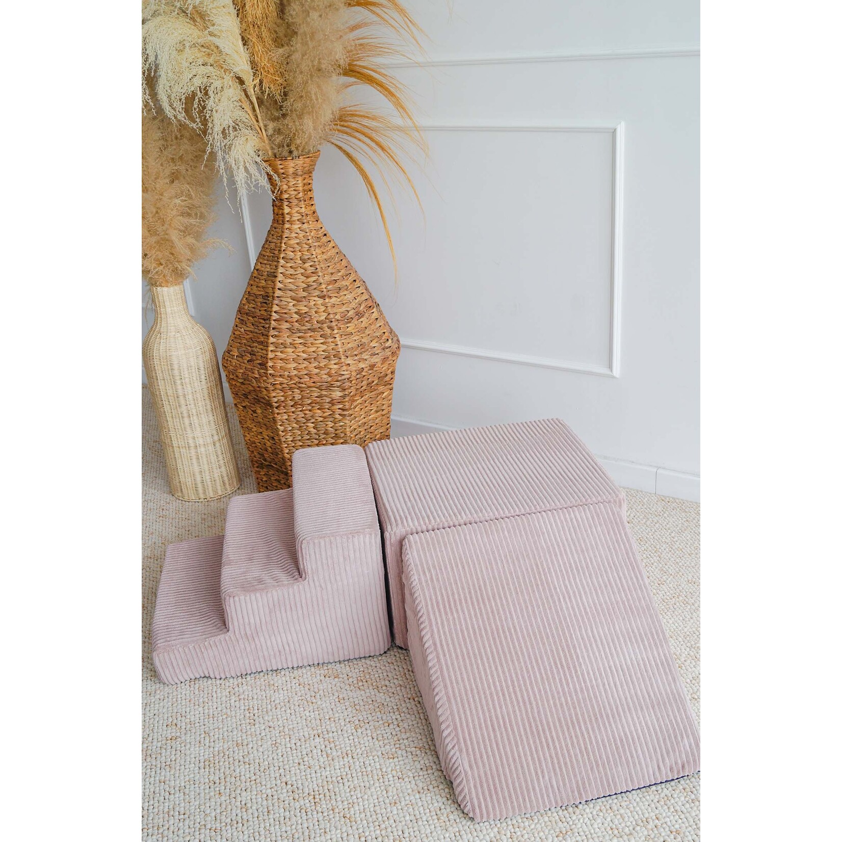 moje. Speelset 3 elementen - Rib Corduroy - Dirty Pink