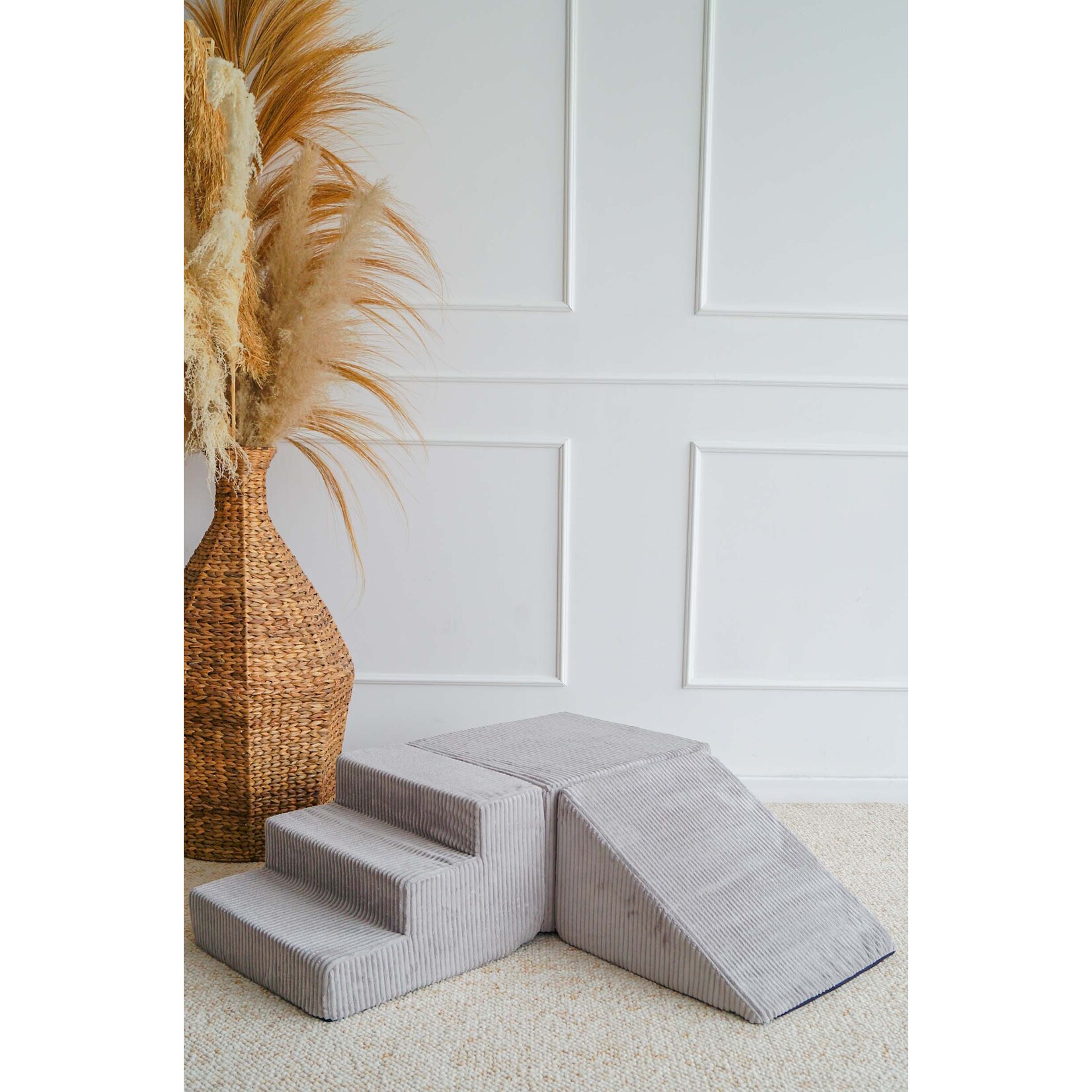 moje. Speelset 3 elementen - Rib Corduroy - Grey
