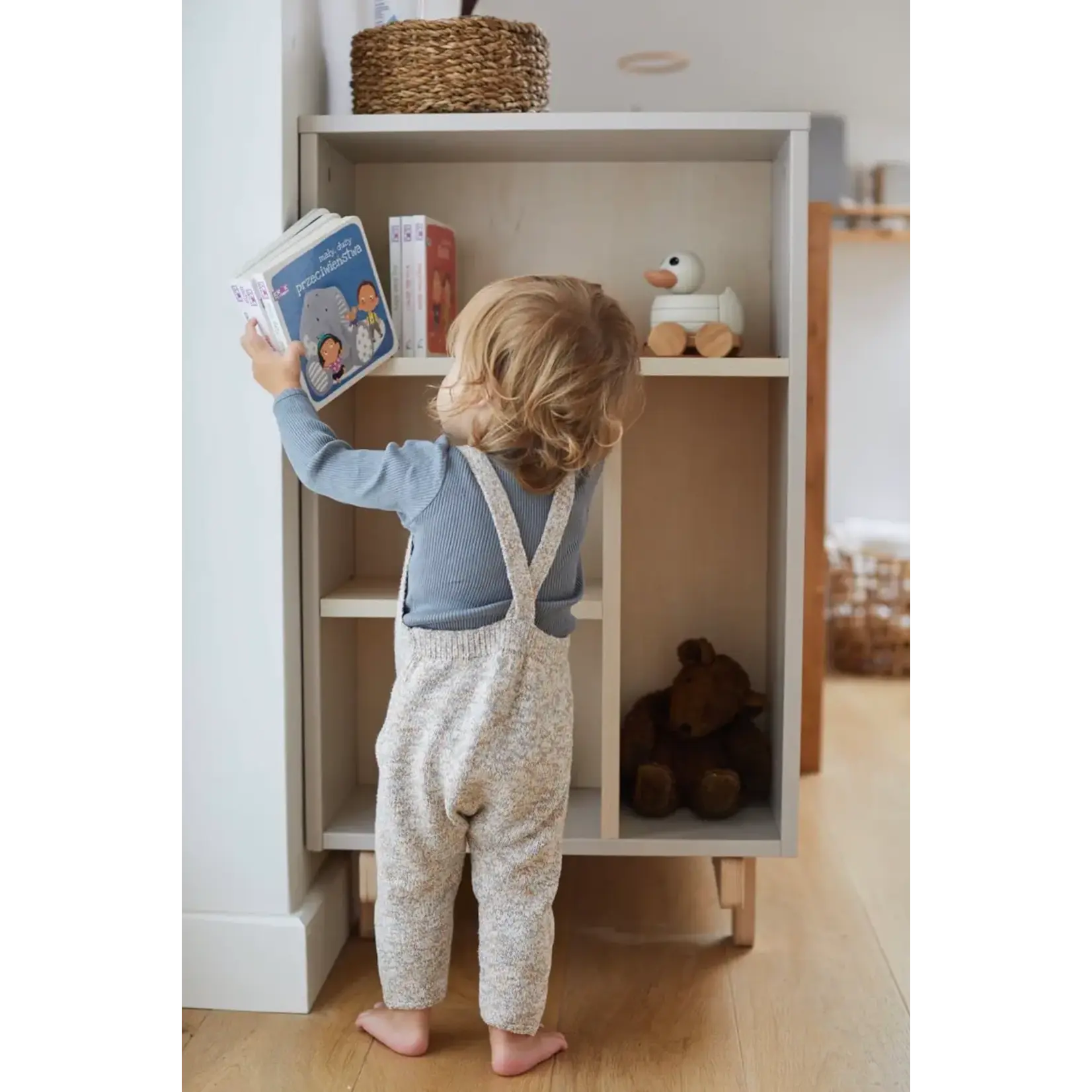 WoodLuck Commode Basic met boekenkast - Cashmere